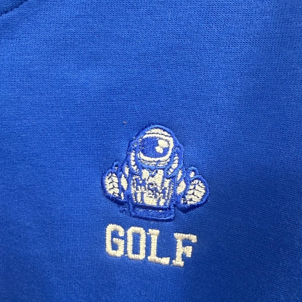 Nike Women’s Blue gray golf 1/4 zip mock neck pull over size small. NWT. Logo.